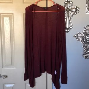 American Eagle S maroon cardigan